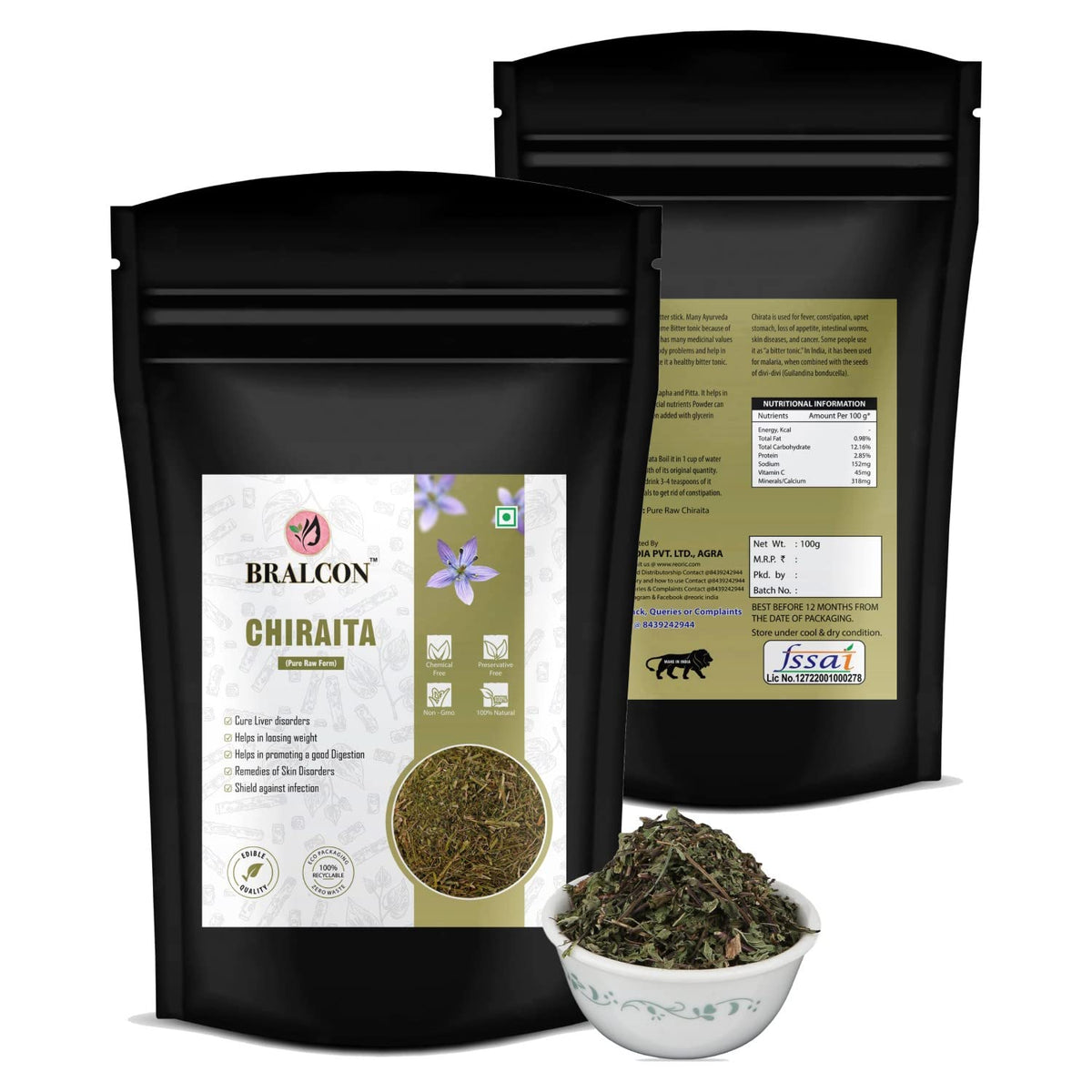 BRALCON Chirata - 100g