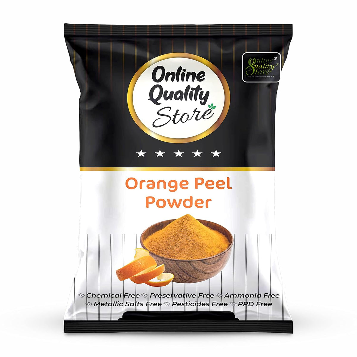 Online Quality Store Orange Peel Herbal Powder Combo for Hair and Face