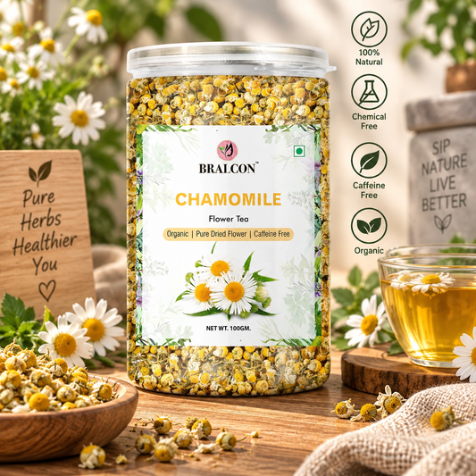 BRALCON Organic Chamomile Flower Tea - 100g