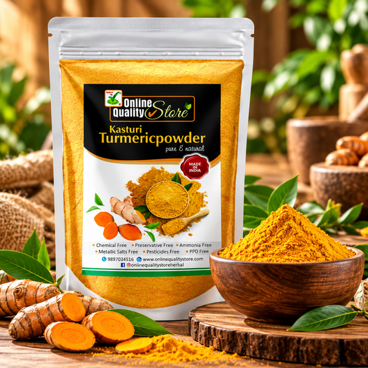 Online Quality Store Kasturi Organic Turmeric Powder for Face Pack (600 g)
