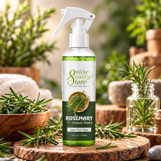 Online Quality Store Rosemary Water Spray For Hair Growth (200 ml) | Rosemary Hair Mist | Adds Shine | Suitable For All Hair Types