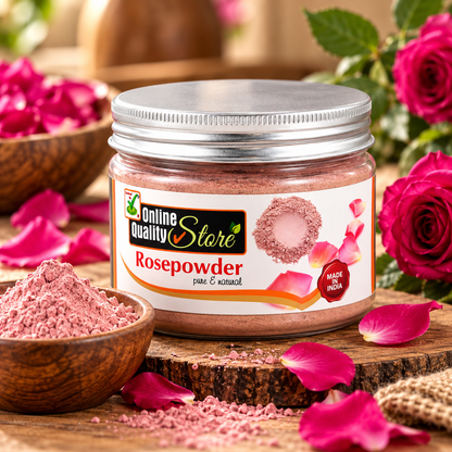 Online Quality Store Rose Petal Powder |Rosoideae |Rosa Centifolia, Gulab for Face Pack, rose petal powder for skin & for Skin Care, Face Pack |face care product |Hair Care,125g