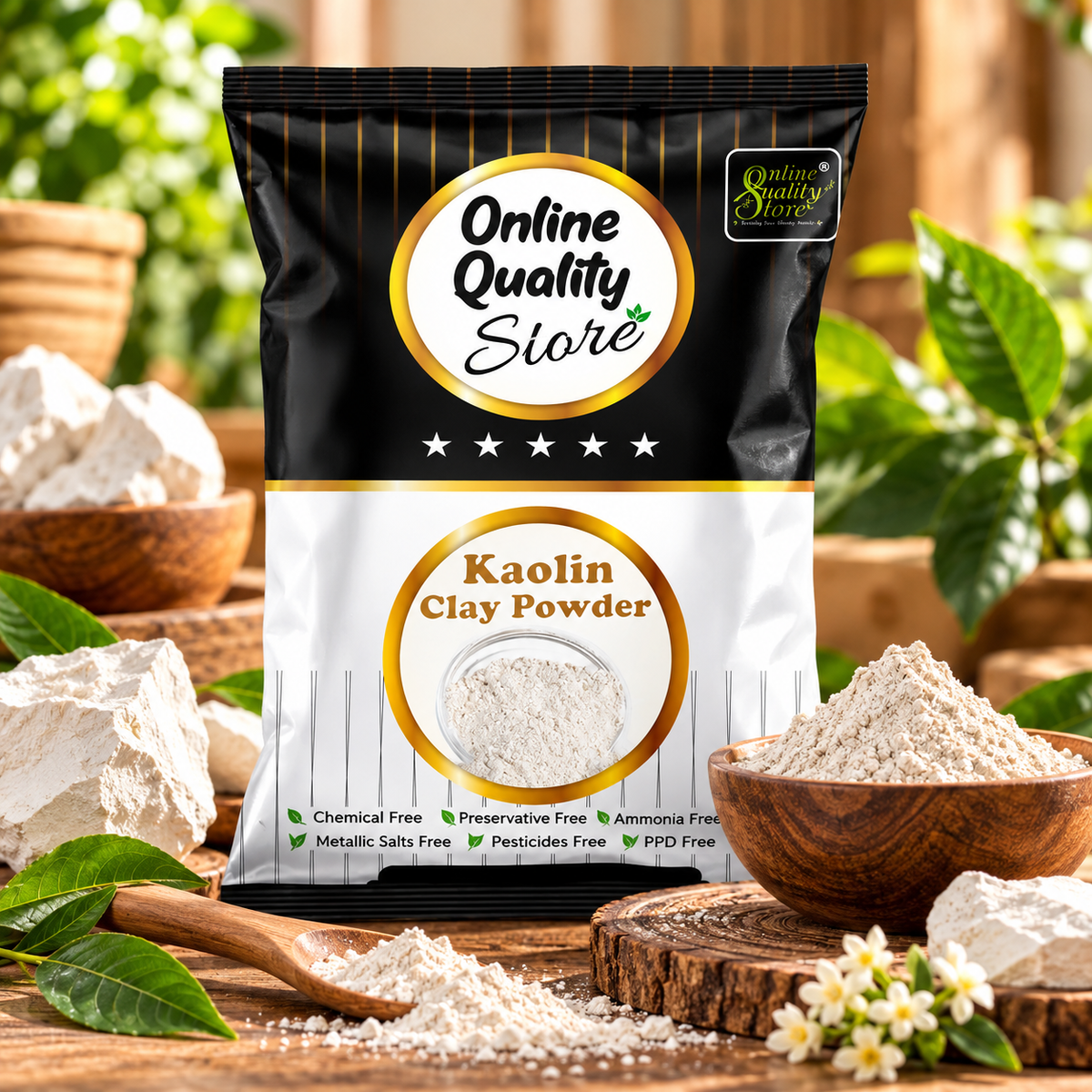 Online Quality Store natural Kaolin Clay Powder |China clay - For Acne, Blackheads |Face Masks |kaolin clay powder for face organic |Kaolin Powder for Skin |china clay powder |face care products,100g