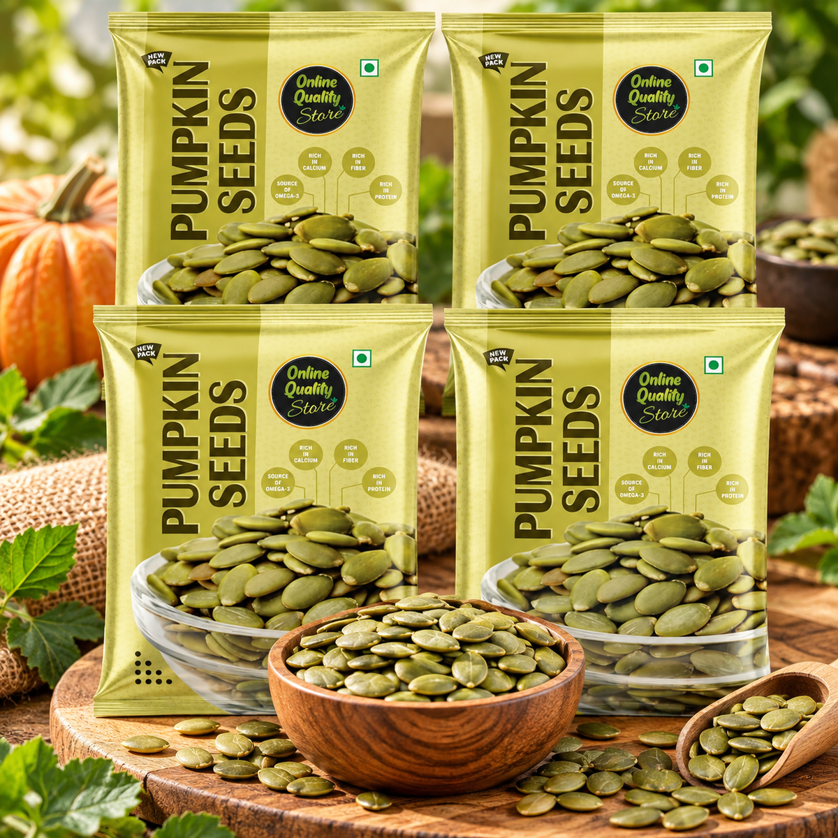 Online Quality Store Organic Pumpkin Seed-400g|Weight Loss management|Rich in Omega-3 fatty acids