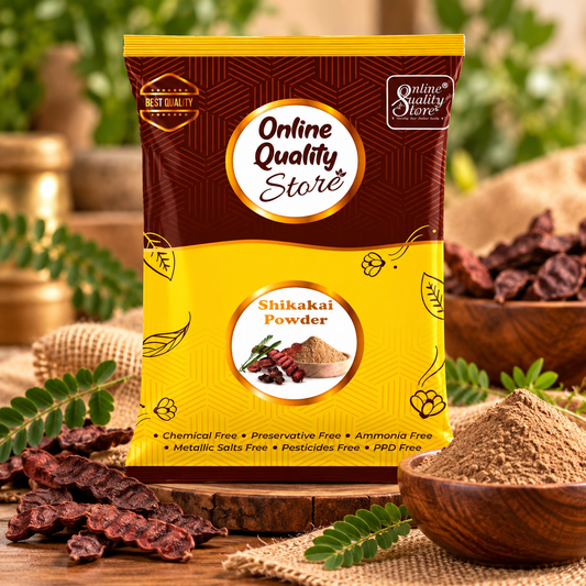 Online Quality Store Shikakai Powder for Hair (200g)