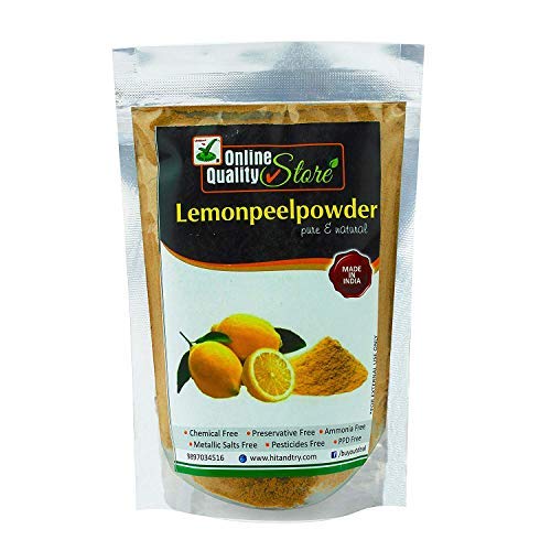 Online Quality Store Lemon Peel Powder, Mulethi Powder & Orange Peel Powder (600gm (200 gm each)