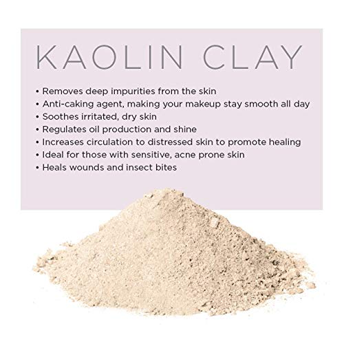 Online Quality Store Natural Kaoline/Clay Powder For Acne, Blackheads And For Glowing Skin, 900g