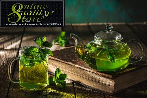 Online Quality Store Organic Mint Herbal Tea-100g |Mint Tea| Spearmint Herbal Tea for Relieves stress