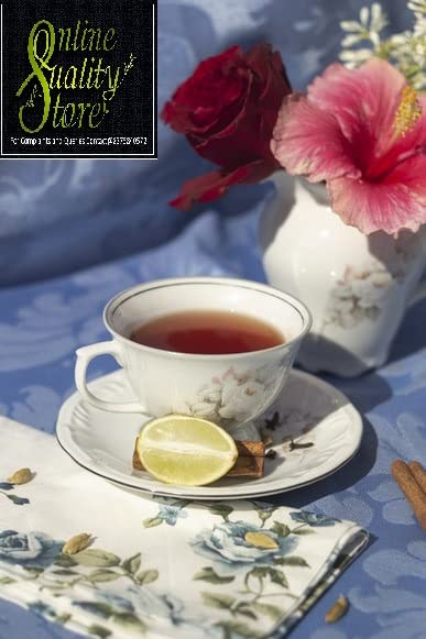 Online Quality Store Organic Rose Flower Tea - 100g | Pure Persian Rose Petals | Caffeine Free Herbal Tea | Use for Iced Tea, Cocktails | Cures Sore throat |Rose Tea |Dried Leaves Rose Herbal Tea