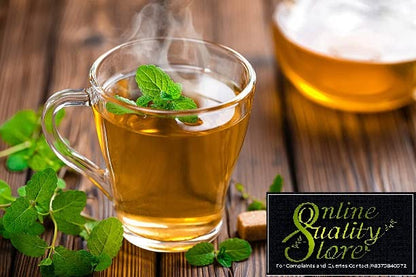 Online Quality Store Organic Mint Herbal Tea-100g |Mint Tea| Spearmint Herbal Tea for Relieves stress