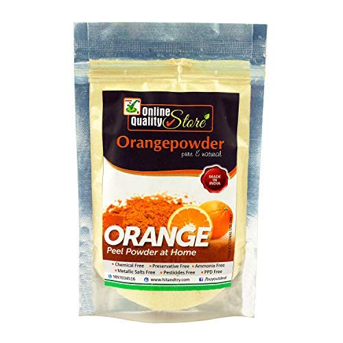 Online Quality Store Lemon Peel Powder, Mulethi Powder & Orange Peel Powder (600gm (200 gm each)
