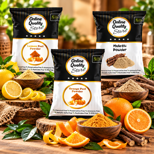 Online Quality Store Lemon Peel Powder ,Mulethi Powder ,orange Peel Powder |Yashimadhu | Liquorice | Glycyrrhiza glabra |santra chilka powder |orange peel powder for skin|vitamin c orange peel powder |facepack,300g