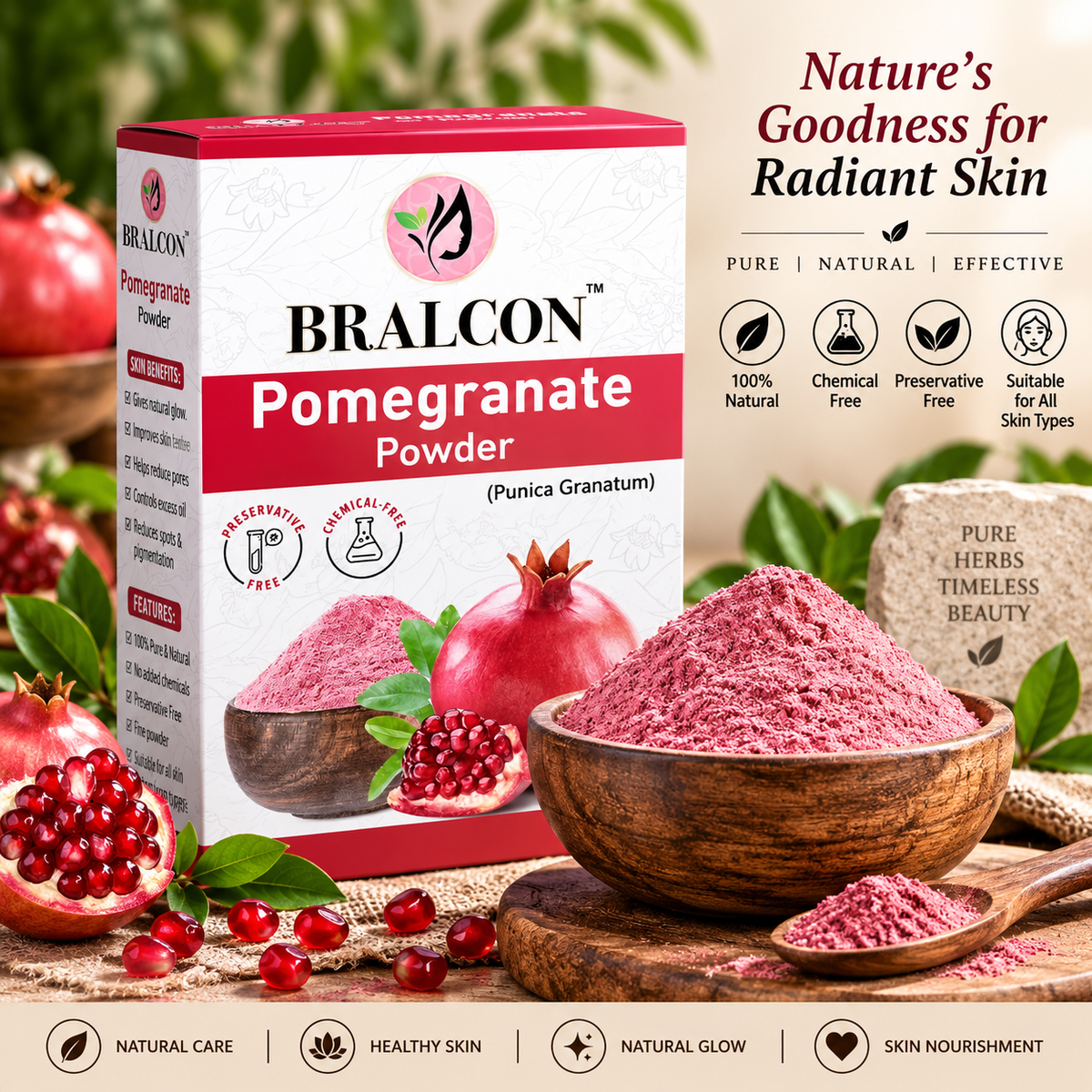 BRALCON Pomegranate Powder -100g