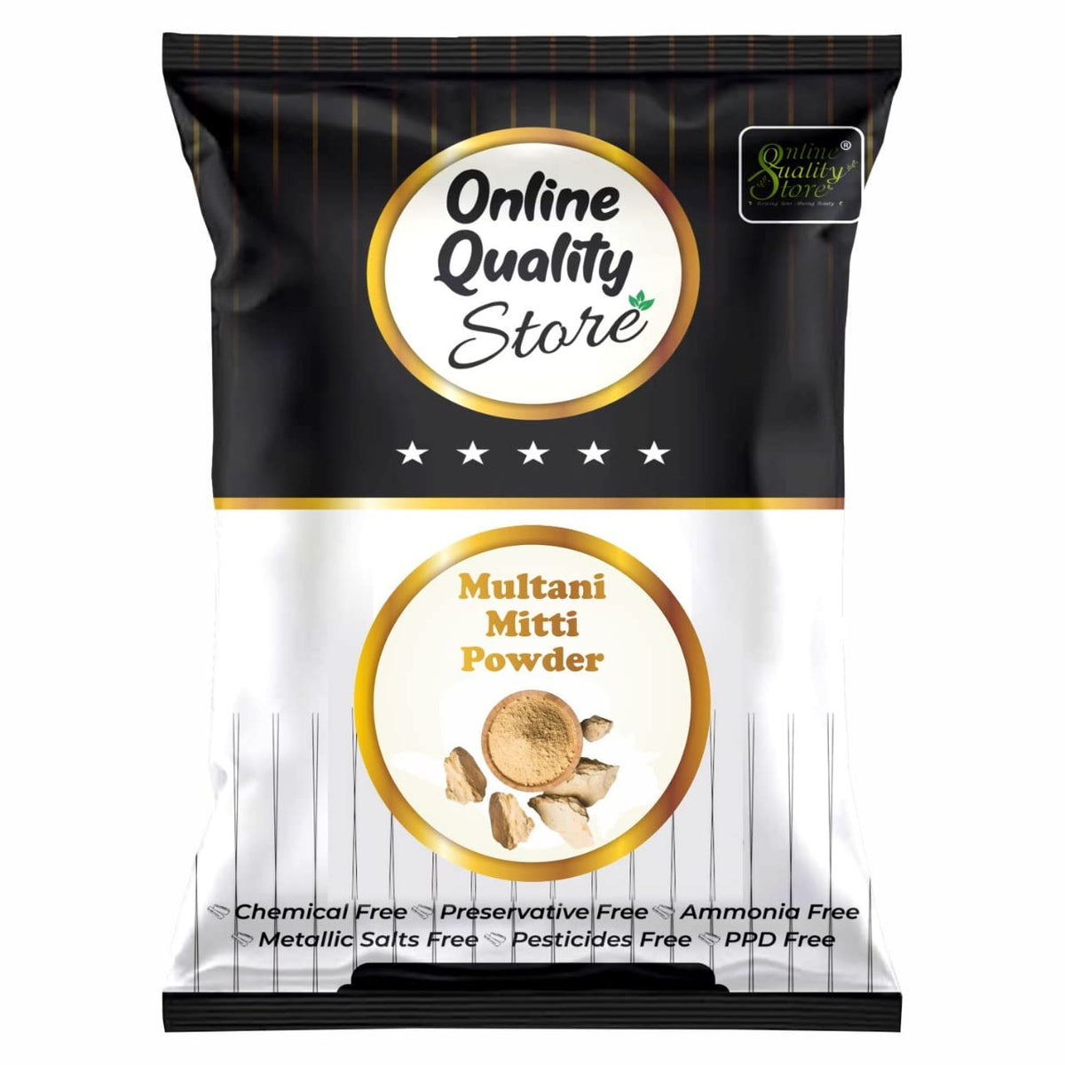 Online Quality Store herbal powder combo for hair and face (Multani mitti powder)
