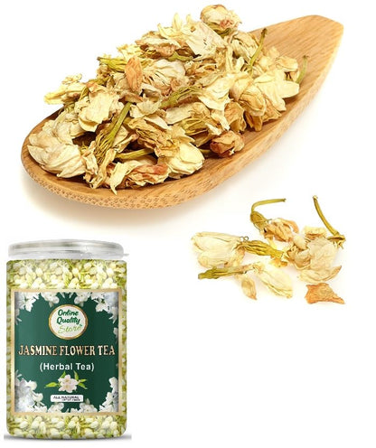 Online Quality Store Jasmine Flower Green Tea - 100g | Boost Immunity | Stress ReliefOnline Quality Store Jasmine Flower Green Tea - 100g | Boost Immunity | Stress Relief