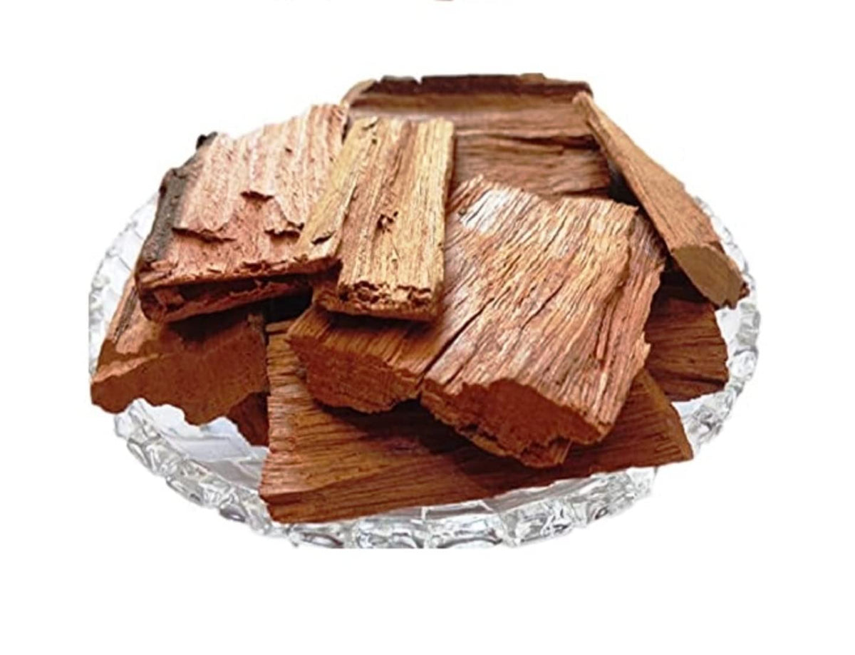 Online Quality Store Vijaysar Lakdi- 400g|Vijaysar Bark/Chaal|Indian Kino|Pterocarpus Marsupium Bark