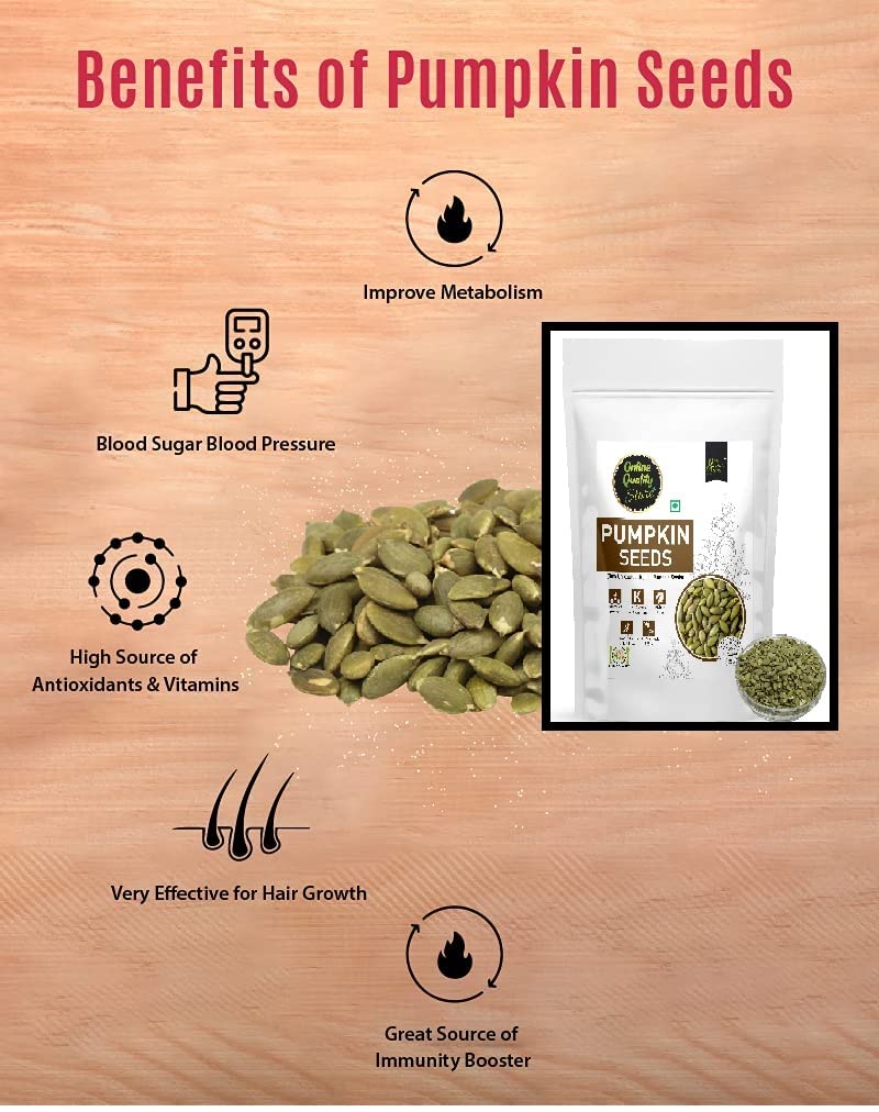 Online Quality Store Organic Pumpkin Seed -100gm|Weight Loss management| Rich in Omega-3 fatty acids
