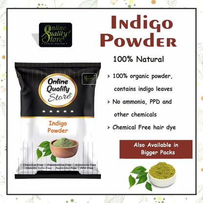 Online Quality Store Reetha (100g) + Amla (100g) + Shikakai (100g) + Bhringraj (100g) + Hibiscus (100g) + Mehandi (100g) + FREE Indigo (100g) Powder For Hairs, 700g