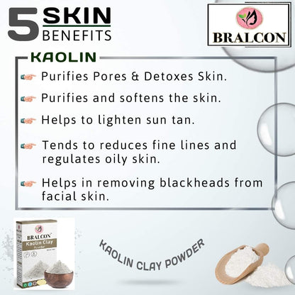 BRALCON Kaolin Clay Powder - 100g