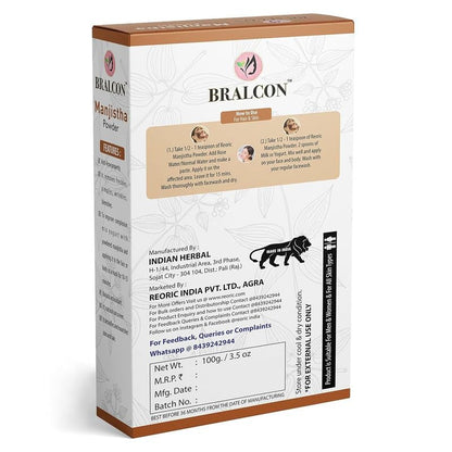 BRALCON Orange, Mulethi, Manjistha Powder Combo -300g