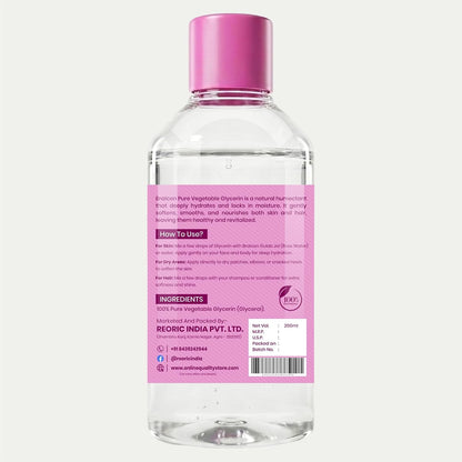 BRALCON Pure & Natural Liquid Glycerin for Skin, 200ml