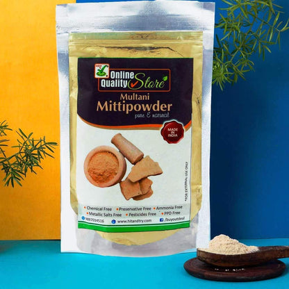 100 % Pure Herbal Multani Mitti (powder form) - 300gms and aloe vera powder-100gms
