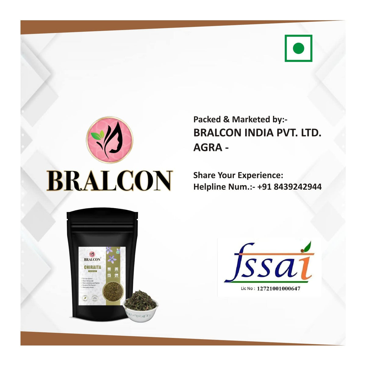 BRALCON Chirata - 100g