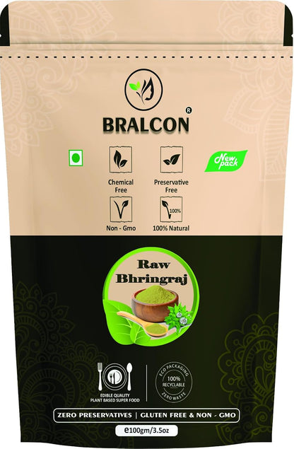 BRALCON Organic Raw Reetha, Amla, Shikakai, bhringraj, Hibiscus Combo- 500g(100g x 5 Pack)