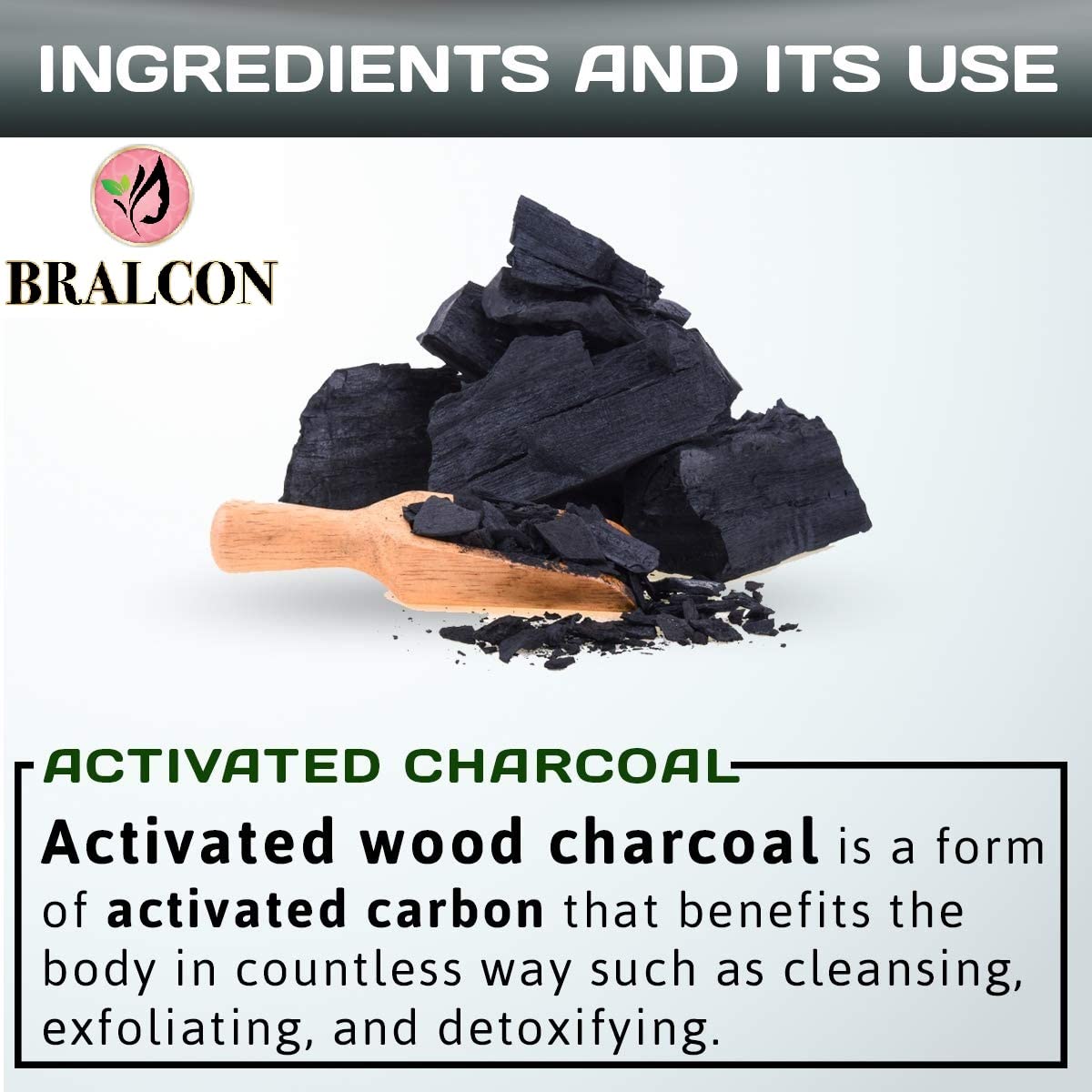 BRALCON Activated Charcoal Powder-100g