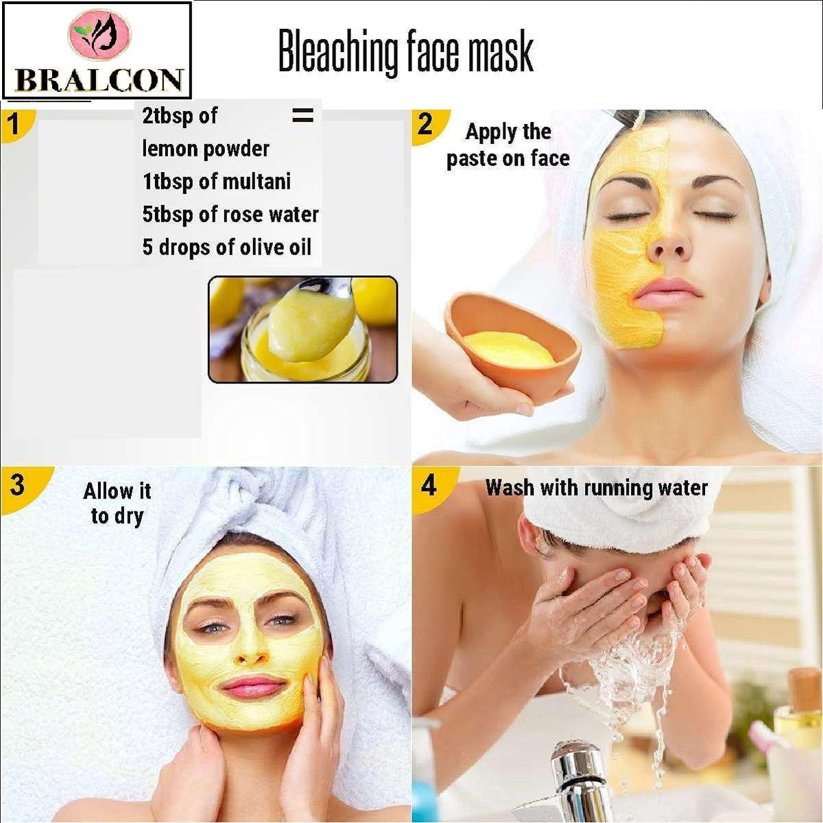 BRALCON Organic Lemon Peel Powder -100g