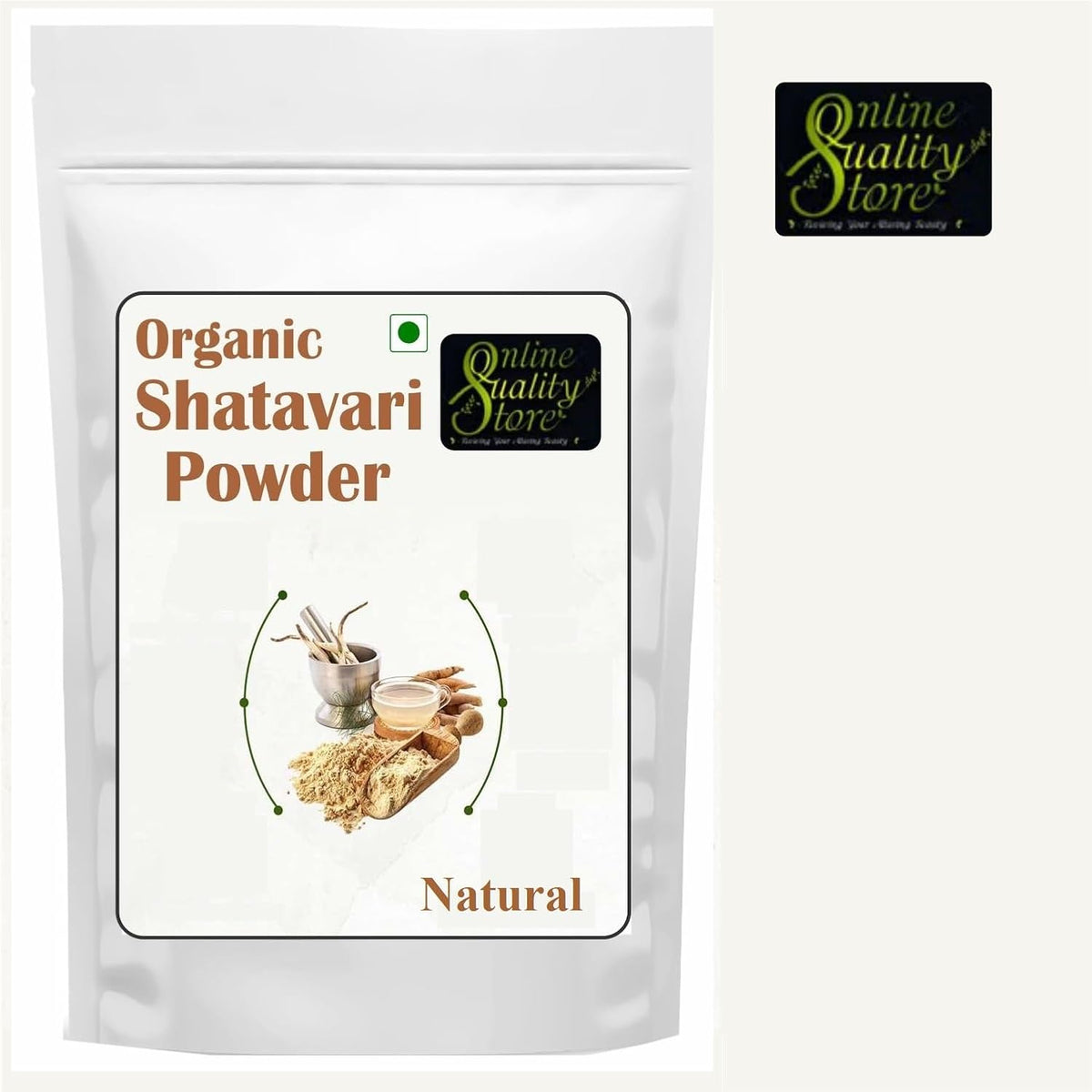 Online Quality Store Organic Shatavari Root Powder - 100g | Shatavari Kalpa Powder Shatavari Churna