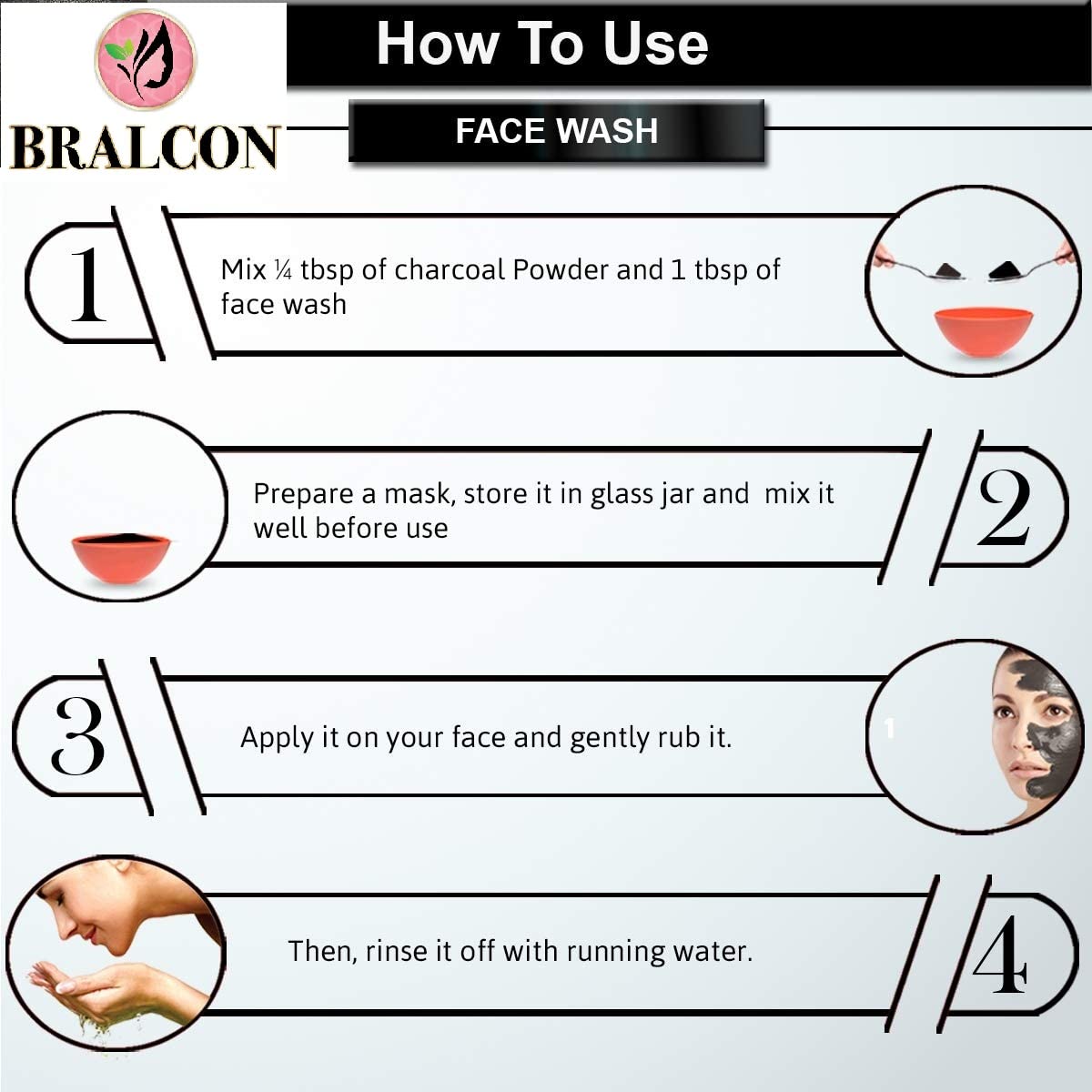 BRALCON Activated Charcoal Powder-100g