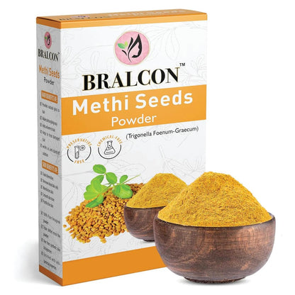 BRALCON Organic Methi Seeds Powder - 100g