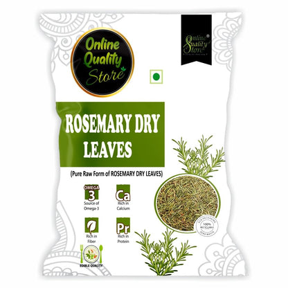 Online Quality Store Rosemary Dry Leaves - 100g |Rosemary Dried Leaf/Rosemary For Foods & Hair/Rosemary Herb Tea | Organic | Natural