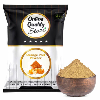 Online Quality Store Chandan Powder Original (100g) + Orange Peel Powder For Skin Whitening (100g) + Multani Mitti Powder (100g) Herbal Face Packs, 300g