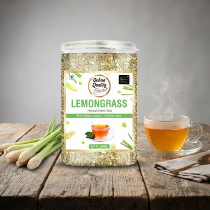Online Quality Store Organic Lemongrass Herbal Tea - 100g | Lemongrass Tea Leaves