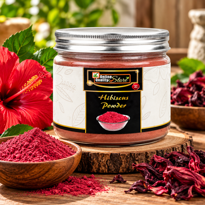 Discover Online Quality Store Rose, Neem & Orange Peel Powder combo for a natural skincare routine. Perfect for DIY face packs, cleansing and refreshing skin care. Pure herbal powders for a simple, plant-based beauty routine.