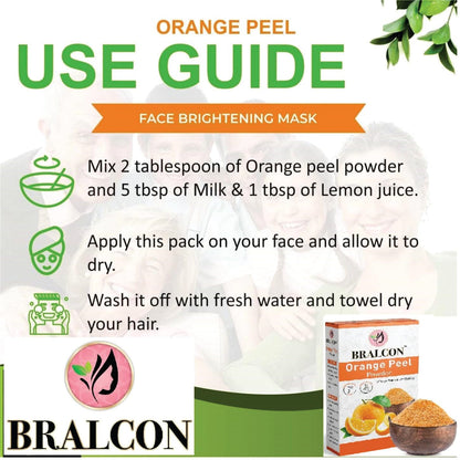 BRALCON Multani Mitti, Orange, Mulethi Powder Combo -300g(100g x 3 Pack) for Skin, Face Pack, Hair