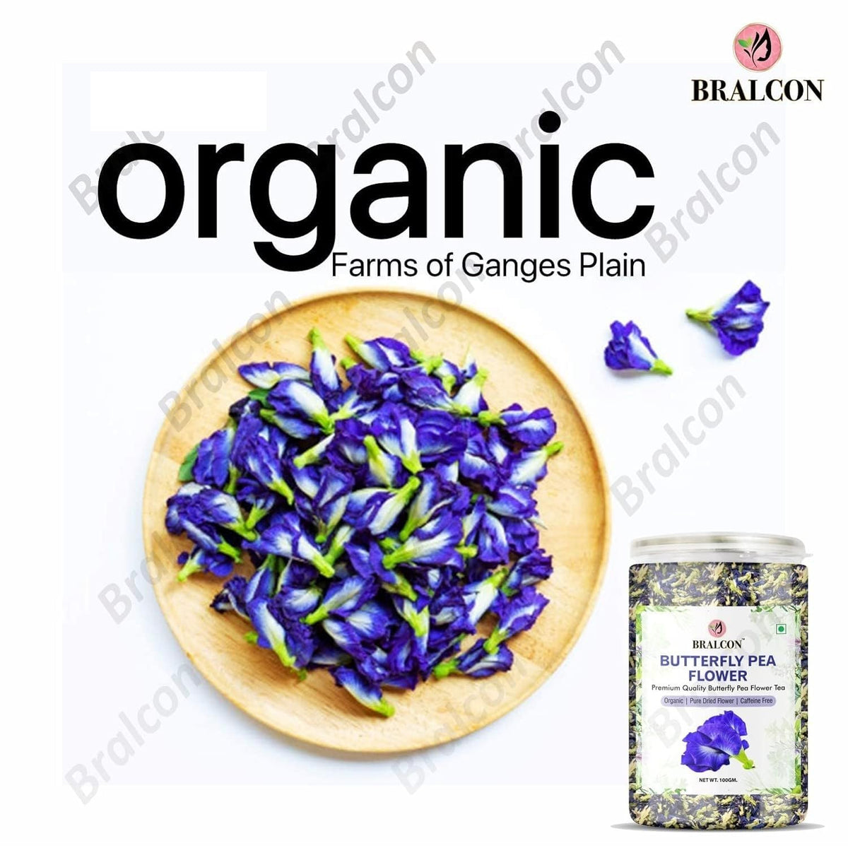 "BRALCON Butterfly Pea Flower Tea- 50g   "