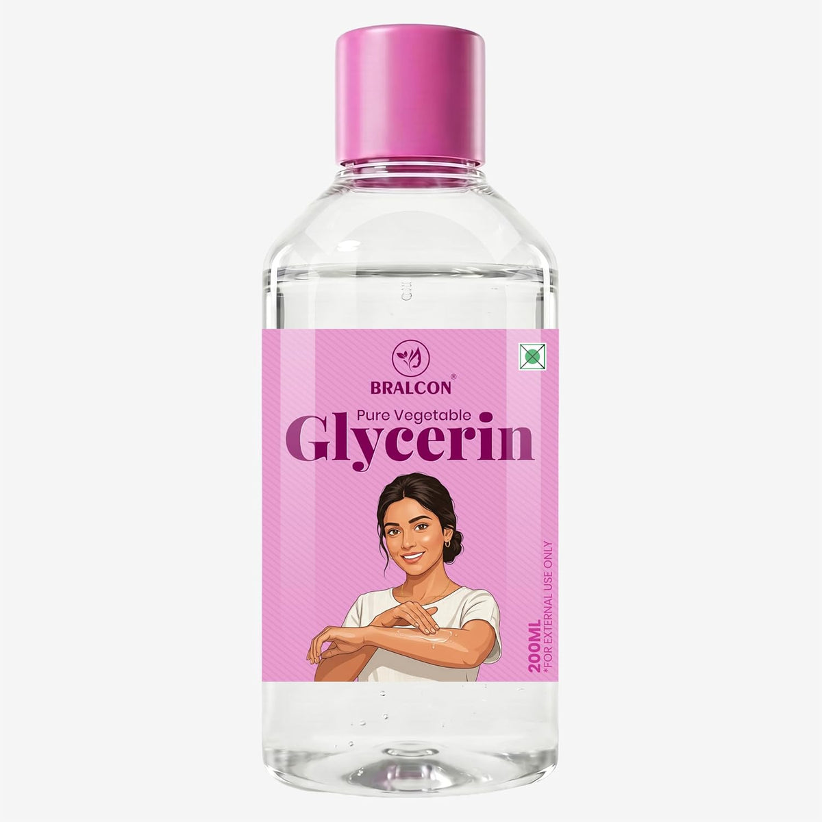 BRALCON Gulab Jal Rose Water (100ml) + Pure Glycerin (200ml) Liquid Combo Pack