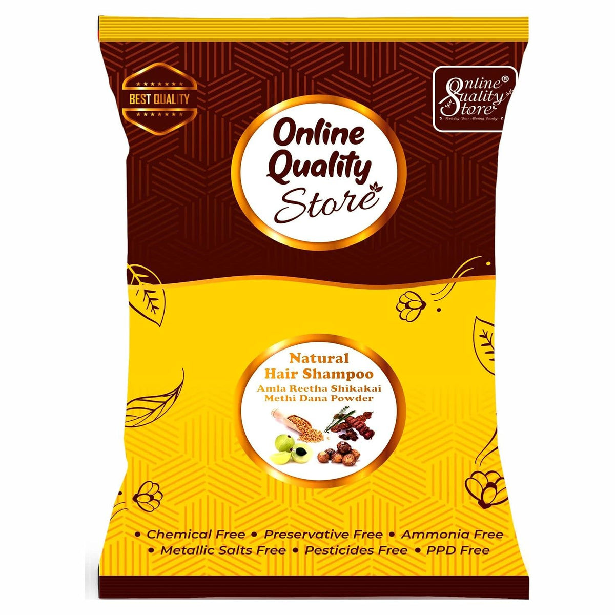 Online Quality Store dry shampoo | Amla Reetha Shikakai Powder Natural Hair Shampoo for Hair (200g Pack,dry)