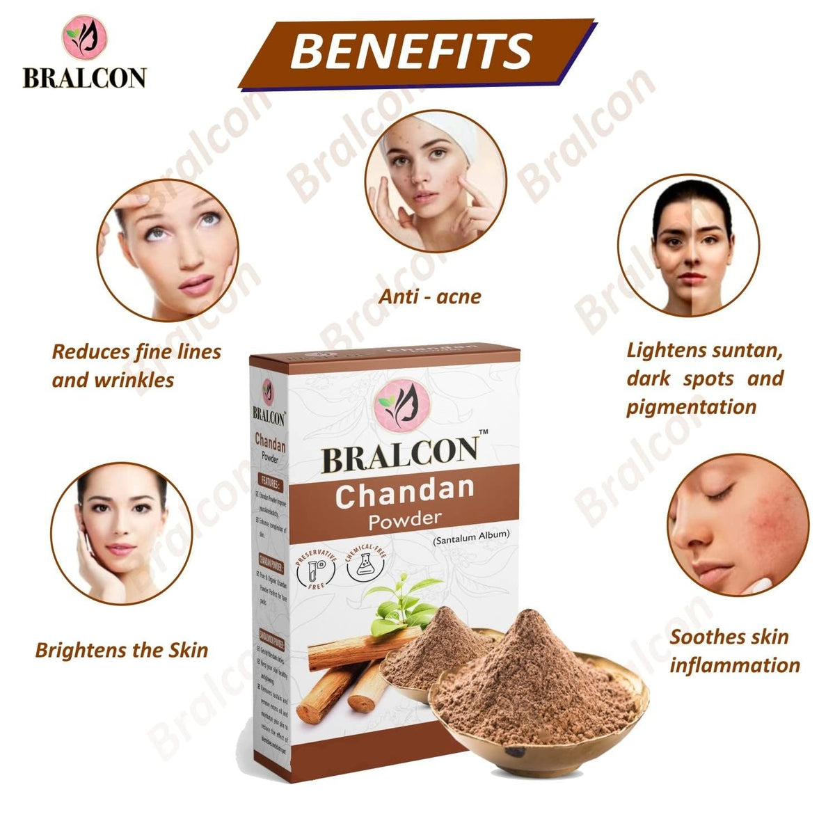 BRALCON Organic Chandan Powder- 100g