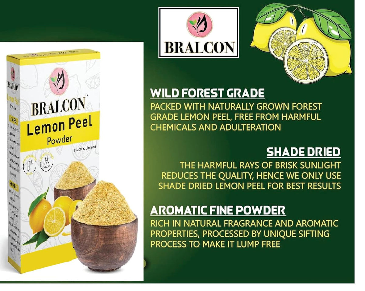 BRALCON Organic Lemon Peel Powder -100g