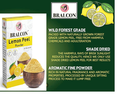 BRALCON Organic Lemon Peel Powder -100g