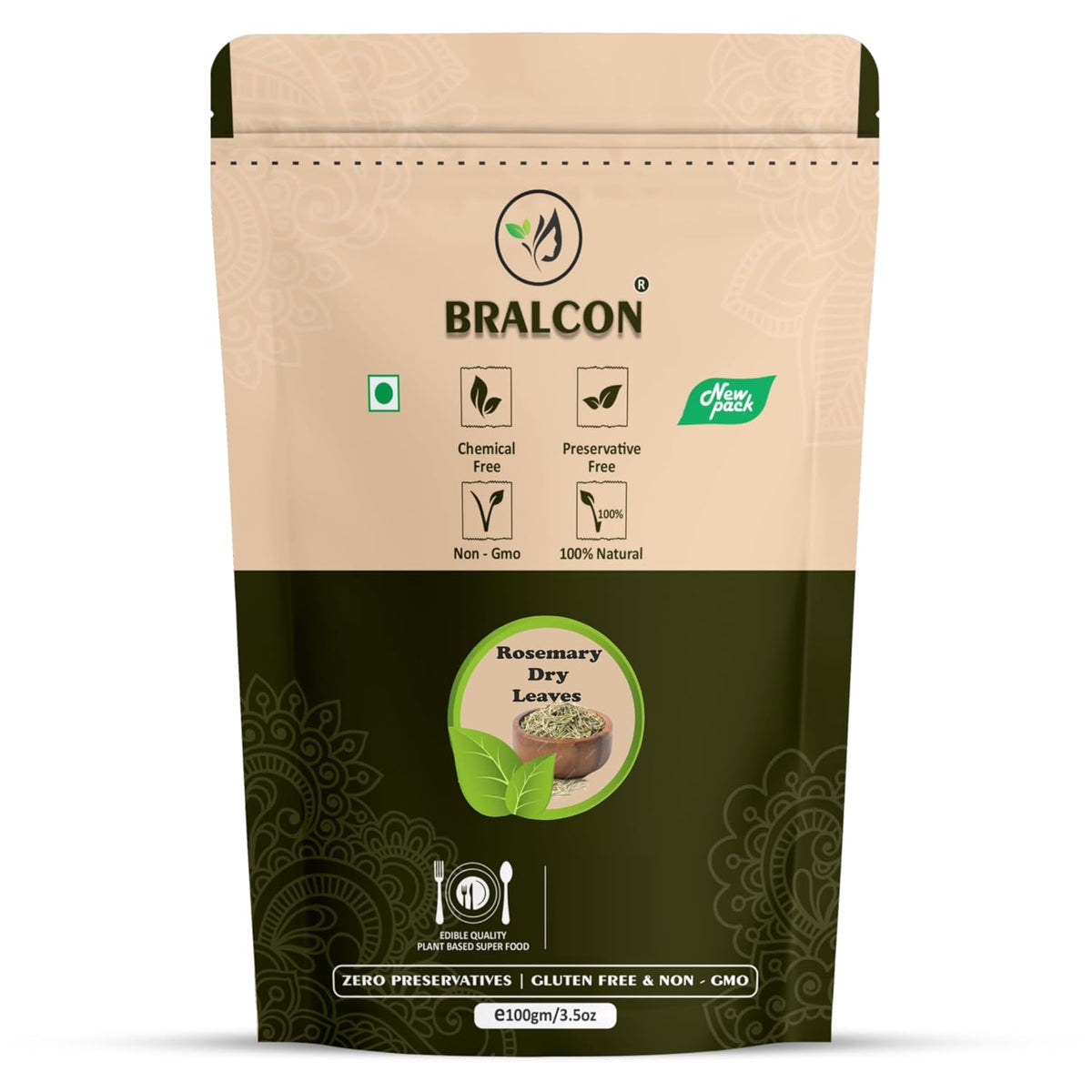 BRALCON Rosemary Leaves Water for Hair - 200ml with Rosemary Dry Leaves - 100g Combo Pack