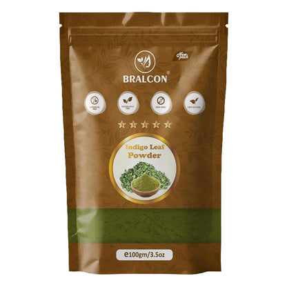 Bralcon Henna, Indigo and Amla Powder Combo (100g Each)