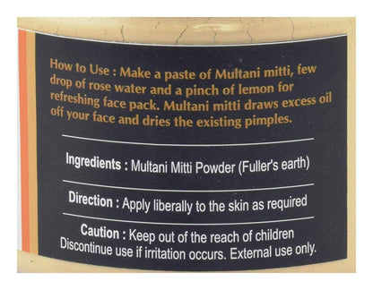 Online Quality Store Organic Multani Mitti Powder | Healing Clay | Bentonite Clay |Calcium Bentonite Clay for Face Pack And Hair Pack |pure multani mitti powder |multani mitti powder pure 100%,200g