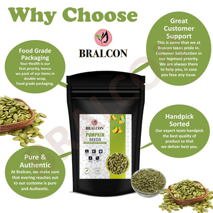 BRALCON Organic Pumpkin Seeds - 100g