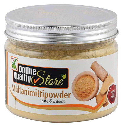 Online Quality Store Organic Multani Mitti Powder | Healing Clay | Bentonite Clay |Calcium Bentonite Clay for Face Pack And Hair Pack |pure multani mitti powder |multani mitti powder pure 100%,200g