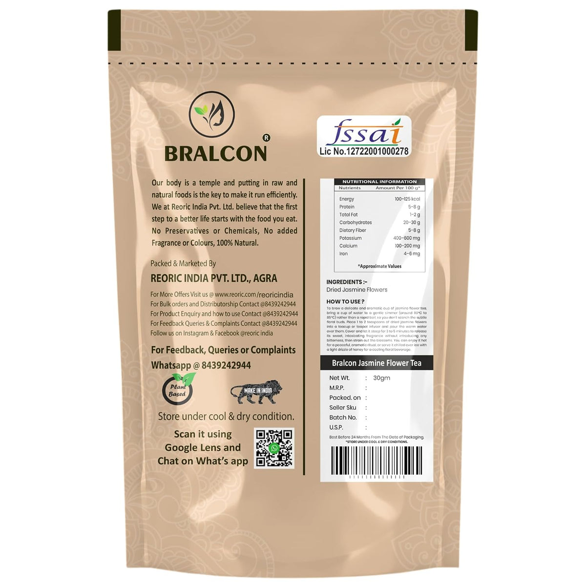 Bralcon Jasmine Flower Tea 30g